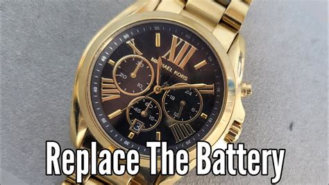 how to change battery on a michael kors watch|Michael Kors Watch repairs.